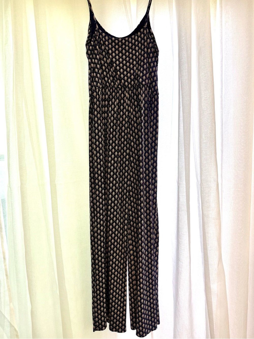 Kaileigh Stitch Fix Adalia Wide Leg Paisley Jumpsuit Pockets Size L - Picture 9 of 16